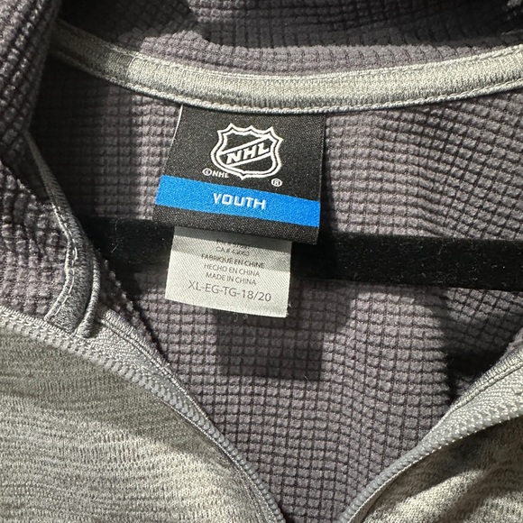 NY Islanders Boys Bundle Hat NWT 1/4 Zip size Youth XL - Picture 5 of 6